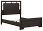 Covetown Full Panel Bed with Mirrored Dresser and Chest