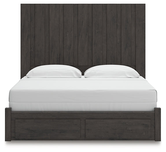 Fraluna  Panel Storage Bed