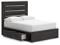 Hollivern Full Panel Storage Bed