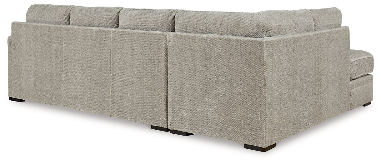 Calnita 2-Piece Sectional with Ottoman